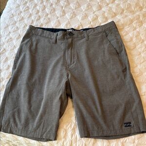 Billabong Men's Charcoal Flat Front Shorts